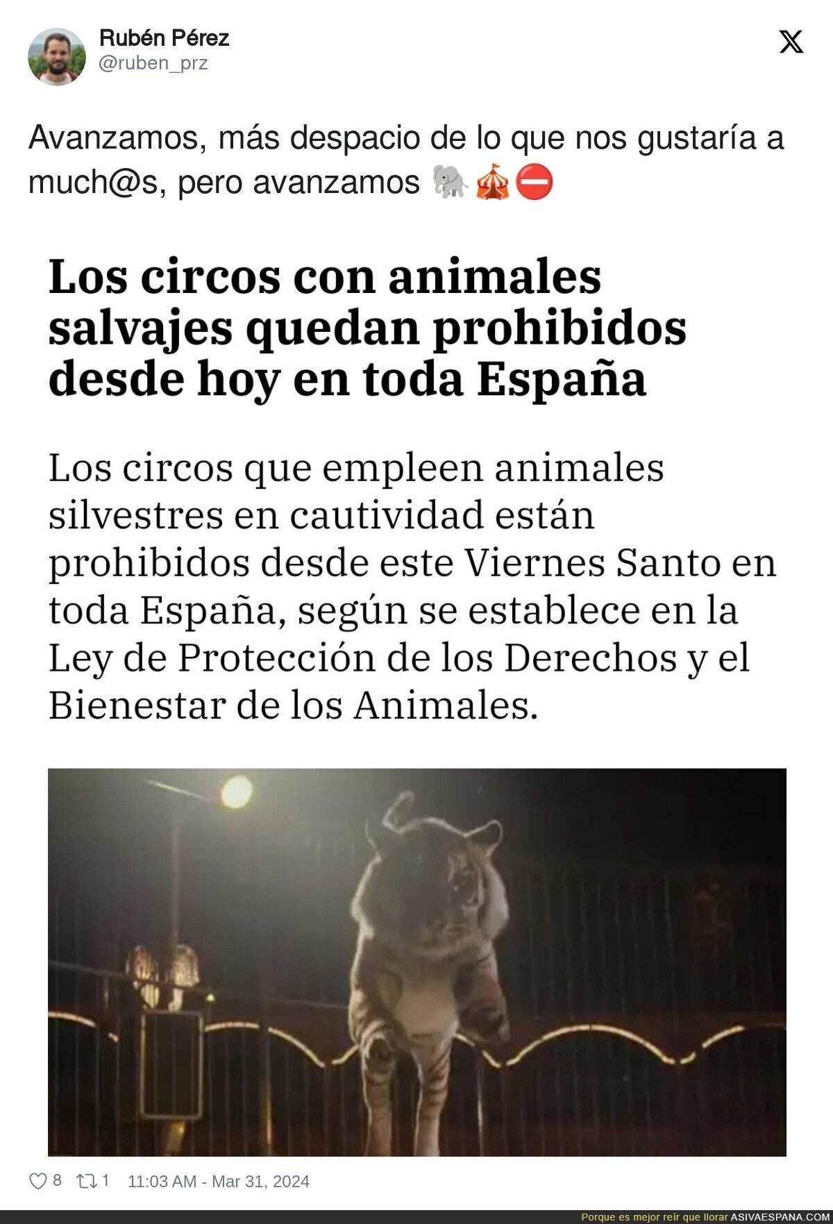 Un gran avance en España