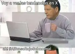 Un mal d&iacute;a para Alfonso Rojo