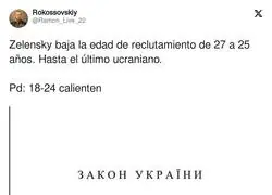 Zelenski condena a los j&oacute;venes