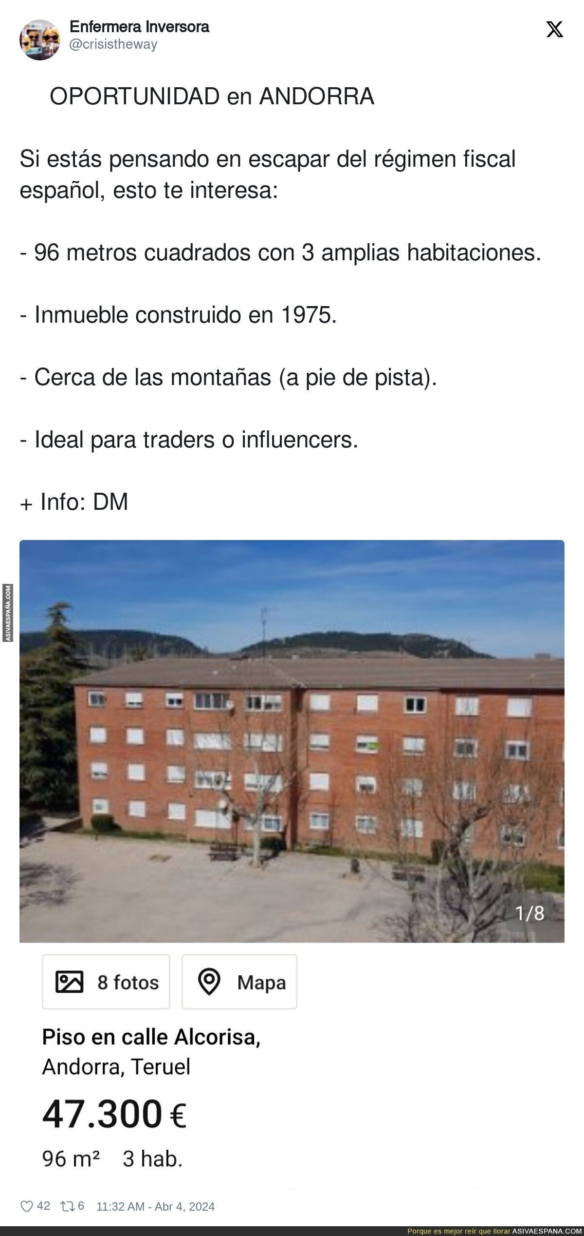 Quien no vive en Andorra es porque no quiere