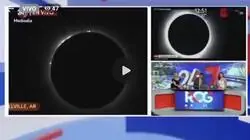 Surrealista lo que ha pasado en directo en la televisi&oacute;n mexicana durante el eclipse solar