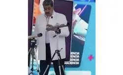 Maduro descubre el telescopio en directo por unos j&oacute;venes cient&iacute;ficos
