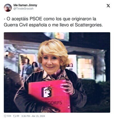 Las normas las pone Esperanza Aguirre