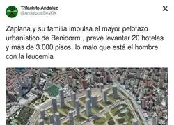 Lo que planea la familia de Zaplana en Benidorm