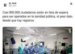 La sanidad no levanta cabeza