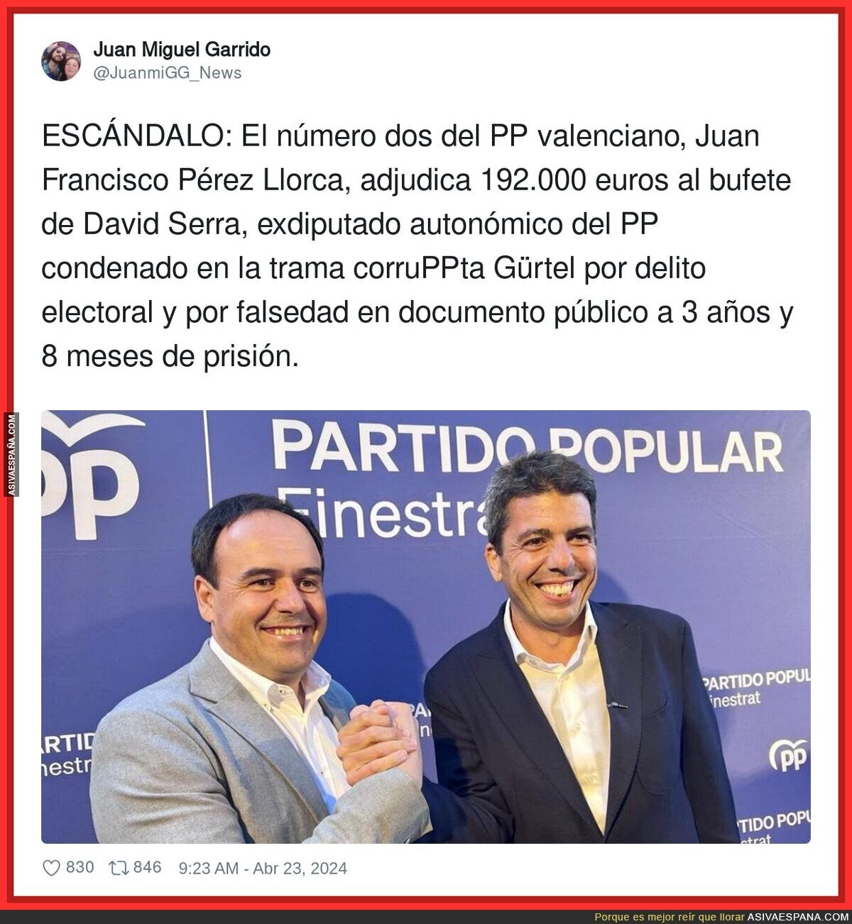 No se libra ni uno del PP