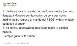 Pedro S&aacute;nchez siempre gana