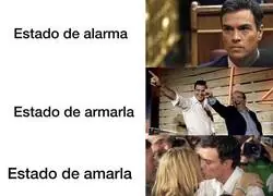 Los estados de Pedro S&aacute;nchez