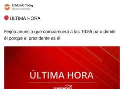 Feij&oacute;o es el presidente