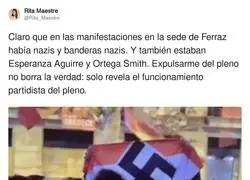 La realidad de las manifestacios que hubieron en Ferraz