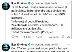 Iker Jim&eacute;nez repartiendo un poco de informaci&oacute;n