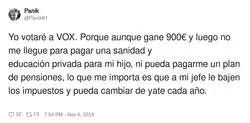 As&iacute; se lee a la gente de VOX