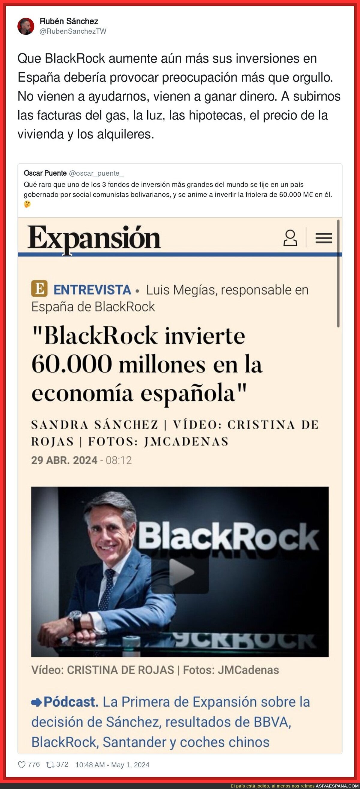 Siempre hay que tener cuidado con BlackRock