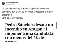 As&iacute; es la democracia de Pedro S&aacute;nchez