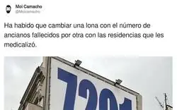 Madrid hace desaparecer la pancarta contra Ayuso