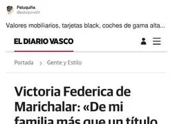 Lo que ha heredado Victoria Federica