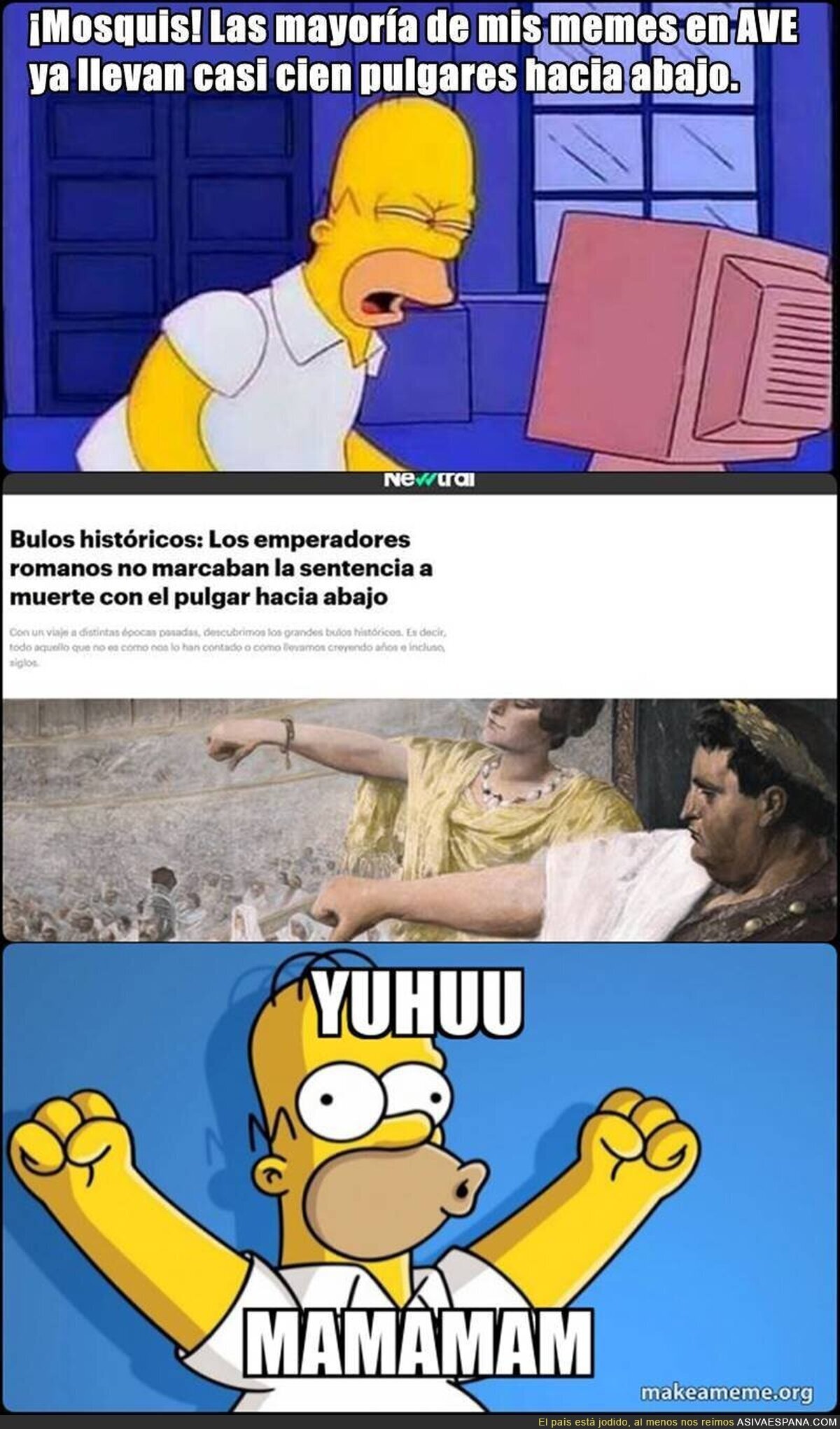 Malditos bulos, yo pasándolo mal y resulta que era justo al revés...