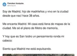 Madrid est&aacute; expulsando a la gente
