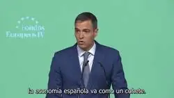 Pedro S&aacute;nchez: &ldquo;La econom&iacute;a espa&ntilde;ola no va como una moto, va como un cohete&rdquo;