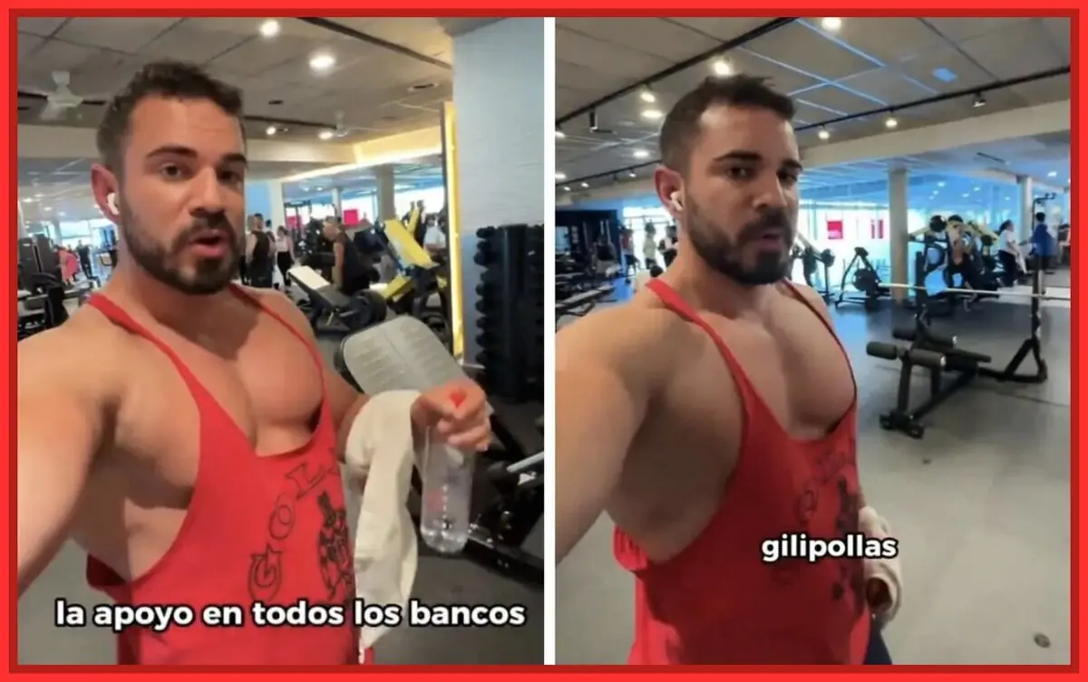 Esto le ha ocurrido a 'Cenando con Pablo' por ir casi desnudo a un gimnasio de Hospitalet