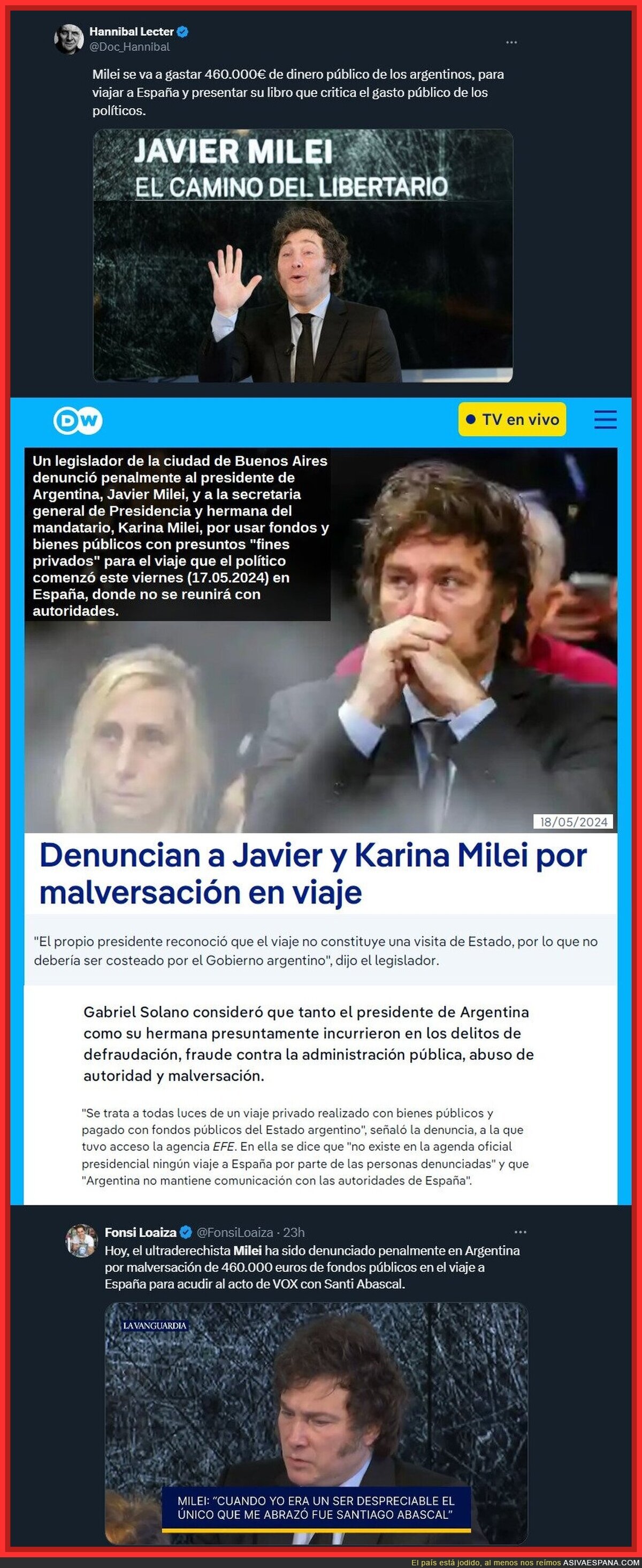 460.000€ . ¡¡VIVA LA LIBERTAD, CARAJO!!
