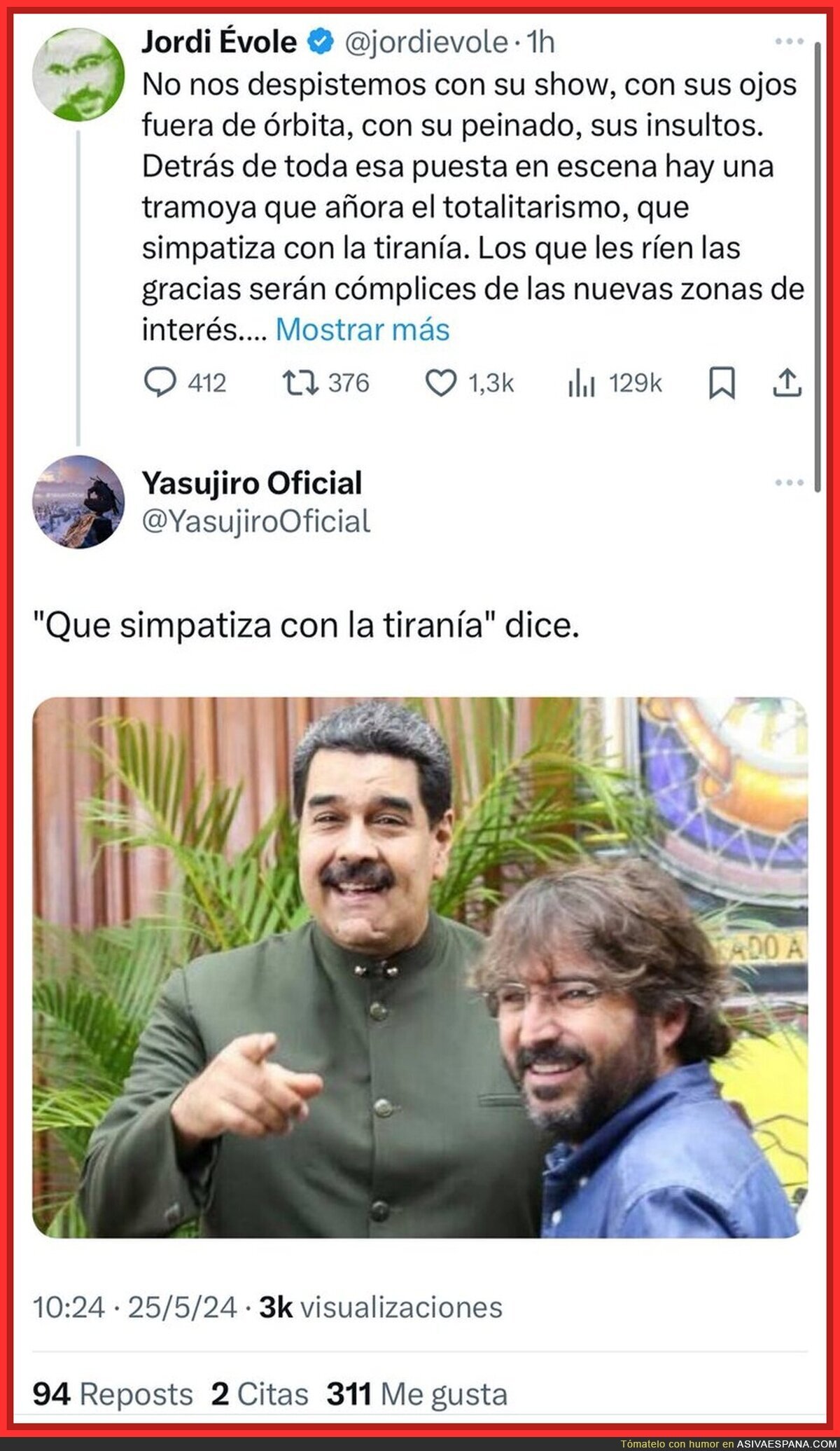 Jordi Évole sabe con quien simpatizar