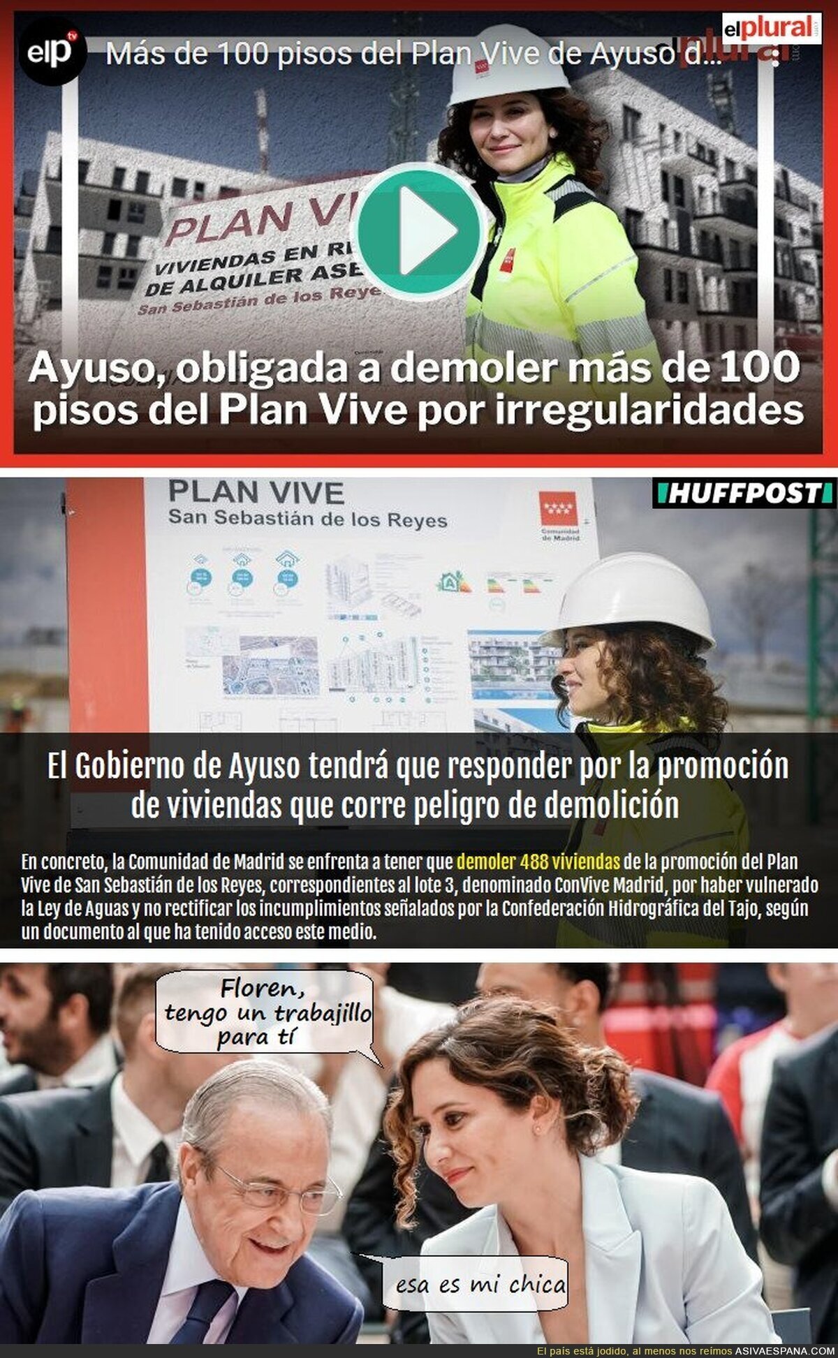 Tras los edificios afectados por las obras del Metro, ahora habrá de demoler más de 100 pisos del Plan Vive