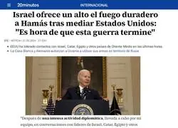 Parece que 40.000 civiles y las pr&oacute;ximas elecciones le parecen a Biden buen momento para un alto el fuego