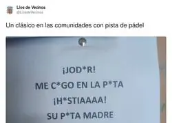 Hay que respetar los partidos de p&aacute;del