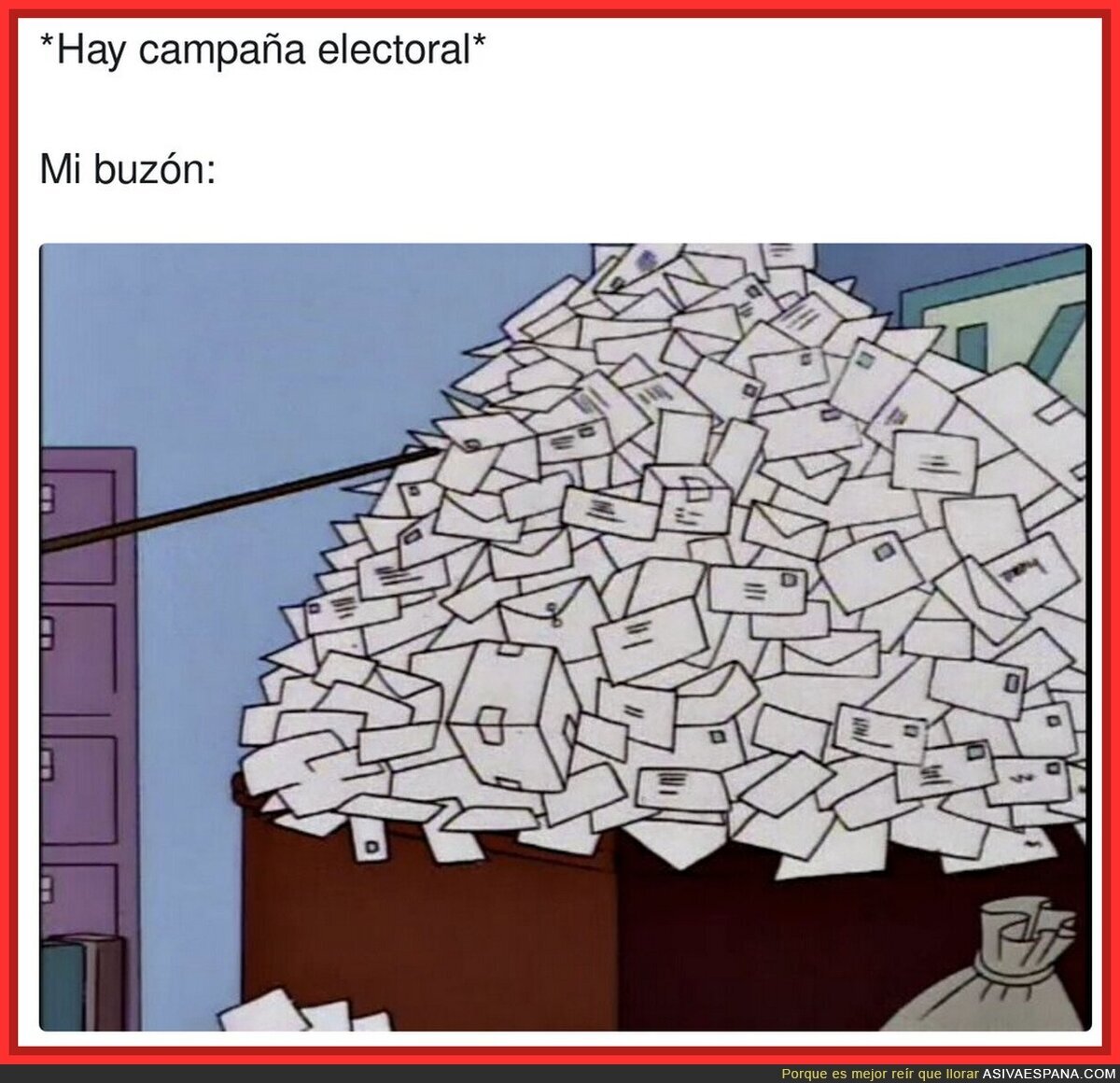 Se colapsan los buzones