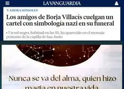 Los amigos de Borja Villac&iacute;s en el funeral no vaya a ser que alguien se confunda