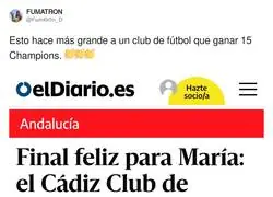El C&aacute;diz se ha ganado el cielo