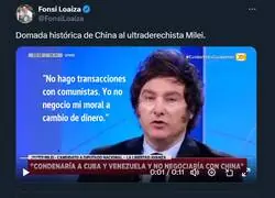 Ruge Milei: "MIAW!!!!"