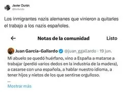 Curioso como Juan Garc&iacute;a-Gallardo quiere escribir la historia a su manera