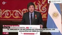 Lo que insin&uacute;a Milei / Lo que se entiende