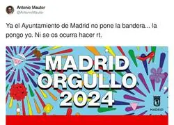 Un peque&ntilde;o recordatorio al Ayuntamiento de Madrid sobre la bandera del Orgullo