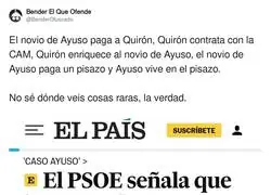 Todo son sospechas con Ayuso