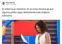 El extra de los profesores en las aulas