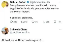 Todo el mundo se va antes que Gabriel Rufi&aacute;n