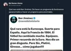 Iker Jim&eacute;nez; como decir que eres un xen&oacute;fobo sin decirlo