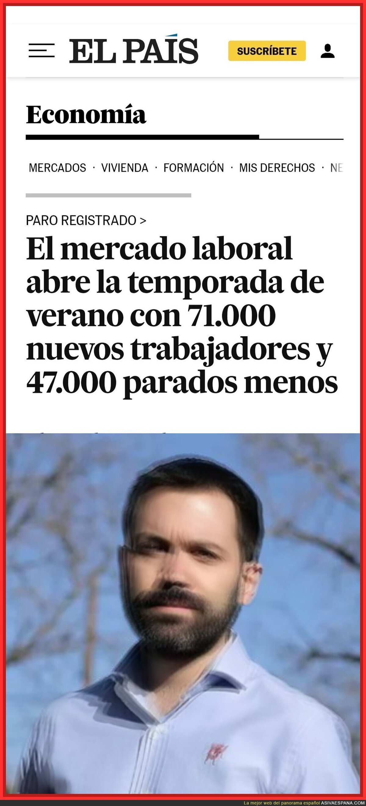 Juan Ramón Rallo no está nada contento