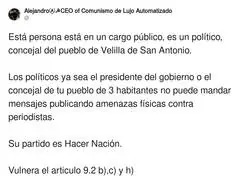 Se le permite todo a la derecha