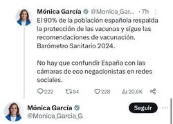 &iquest;Qu&eacute; pas&oacute; M&oacute;nica Garc&iacute;a con las vacunas?