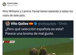 Nico Williams y Lamine Yamal est&aacute;n haciendo rabiar a muchos 'patriotas'