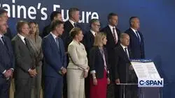 La reacci&oacute;n de los l&iacute;deres de la OTAN cuando Biden presenta err&oacute;neamente a Zelenski como el &ldquo;presidente Putin&rdquo;.