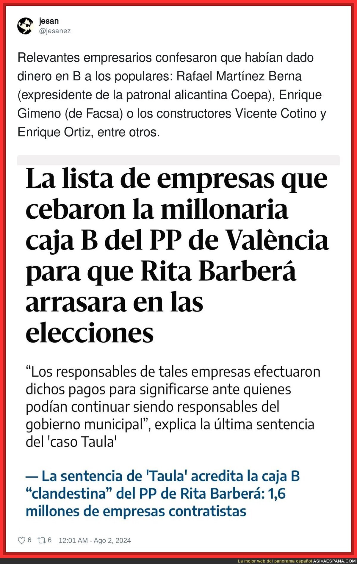 Así fue el dopaje electoral del PP en Valencia