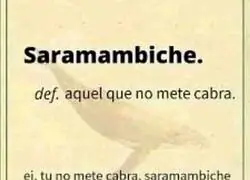 Una palabra que hay que conocer