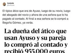 Las vueltas que est&aacute; dando el due&ntilde;o del &aacute;tico de Ayuso y su pareja