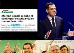 El 'Cambio' de Bonilla: Subirse el sueldo dos veces en un a&ntilde;o