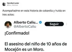 As&iacute; ha hu&iacute;do Alberto Caliu tras soltar el bulo de Mocej&oacute;n